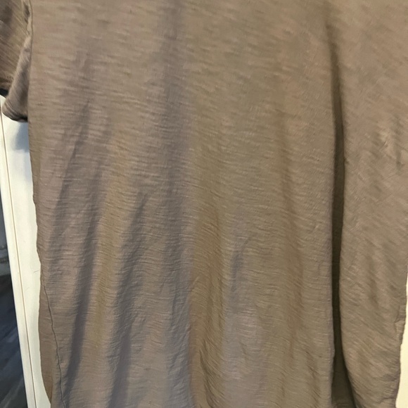 James Perse Shirt Womens Size 4  brown Short Sleeve T Shirt Stretch - Picture 7 of 7